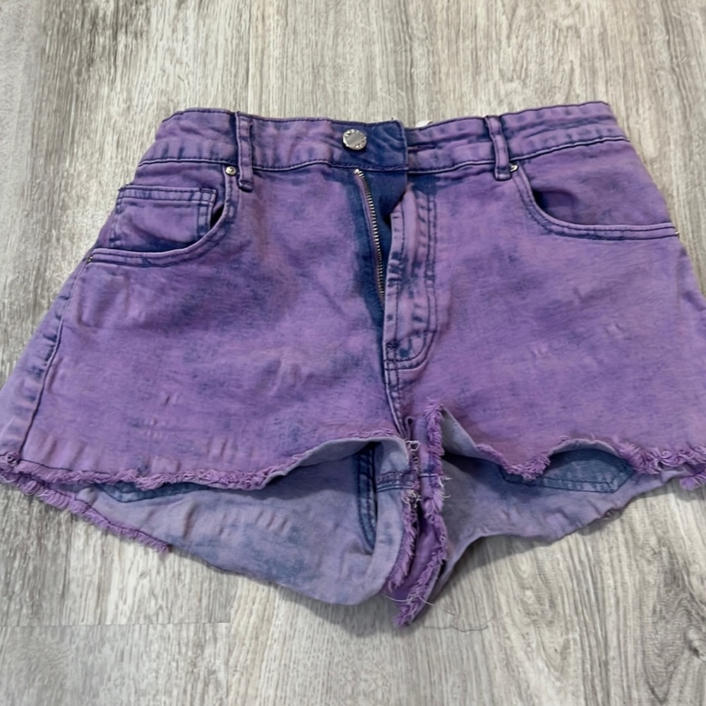 acid purple shorts from forever 21 in 29